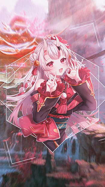 Nakiri Ayame, hololive, Anime, Virtual Youtuber HD phone wallpaper