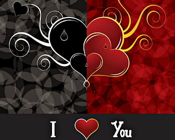 I love you, hearts, words, valentines, art HD wallpaper