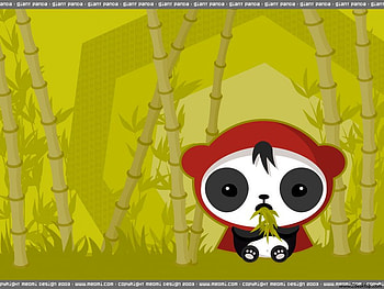Mina The Panda, cute, pandas, cartoons, anime HD wallpaper