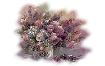 Roses F1, art, floral, romance, beauty, still life, artwork, rose, wide screen, painting, flower, love HD wallpaper