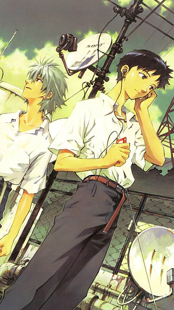 Neon Genesis Evangelion — Rooftop Reverie ( ), Anime, Neon Genesis Evangelion HD phone wallpaper