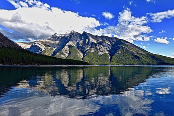 Lake, sky, nature, cloud HD wallpaper