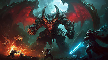 Diablo, fan art HD wallpaper