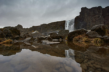 Nature, Water, Stones, Rocks, Waterfall HD wallpaper