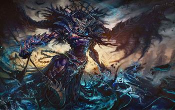 monsters from the deep, sea, monster, fantasy, dark HD wallpaper