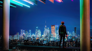 Come Alive, buildings, alone, artist, artwork, digital-art HD wallpaper