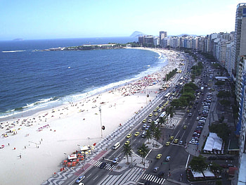Landscape, Cities, Roads, Sea, Beach HD wallpaper