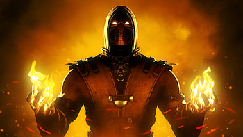 Doomed Scorpion, scorpion, games, xbox-games, ps-games, pc-games, mortal-kombat, deviantart HD wallpaper