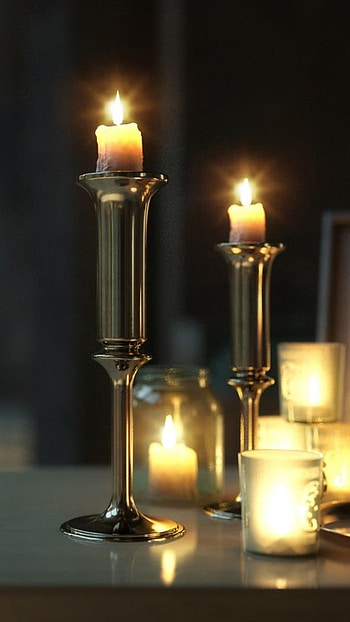Candles, Candle, Table HD phone wallpaper
