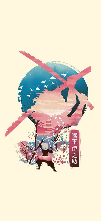 Inosuke, magenta, no, zenitsu, art, slayer, tanjiro, hashibira, kamado, yaiba, kimetsu, demon, agatsuma, anime HD phone wallpaper