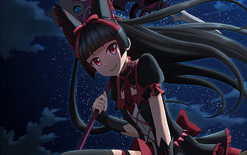 Gate anime, Fantasy world, Action-packed scenes, Vibrant visuals HD wallpaper