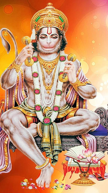 Hanuman, Beautiful Background HD phone wallpaper