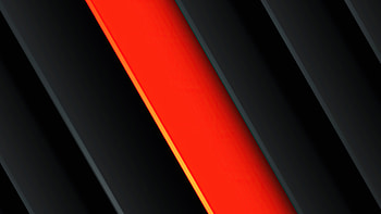Orange-red & black stripes, abstract HD wallpaper