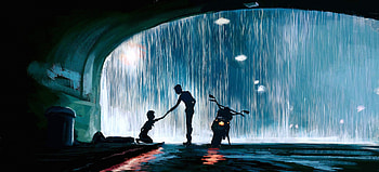 Under The Bridge, artist, artwork, artstation, digital-art HD wallpaper