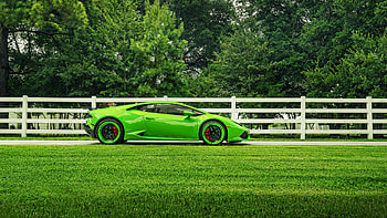 Green Lamborghini Huracan, lamborghini, lamborghini-huracan, cars, green HD wallpaper