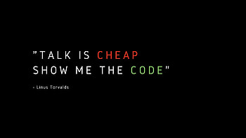 Talk is Cheap, Show Me The Code. Computer science, Coding, Math HD wallpaper