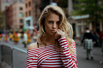 Unknown Model, babe, lady, model, Blonde, woman HD wallpaper