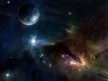 Landscape, Planets, Universe HD wallpaper