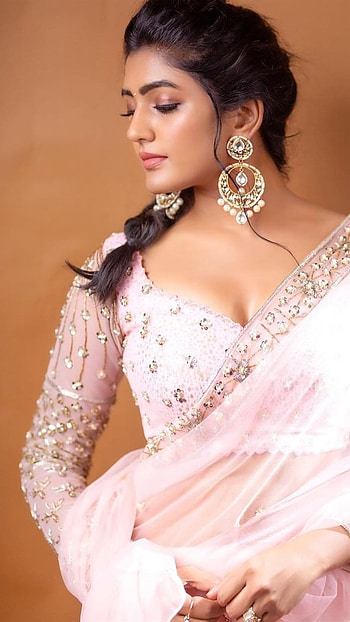 Eesha Rebba, Saree HD phone wallpaper