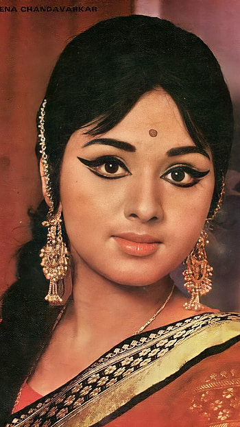 Leena chandavarkar, bollywood actress, vintage HD phone wallpaper