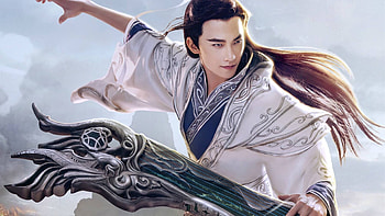 Fighter, fantasy, asian, man HD wallpaper