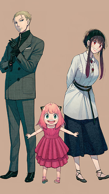 Spy x Family — Forger Trio (Anya, Loid & Yor), Anya Forger, Loid Forger, Yor Forger, Anime, Spy x Family HD phone wallpaper