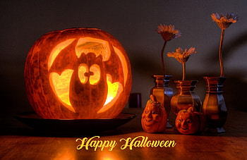 Happy Halloween, Halloween, happy, abstract, graphy HD wallpaper