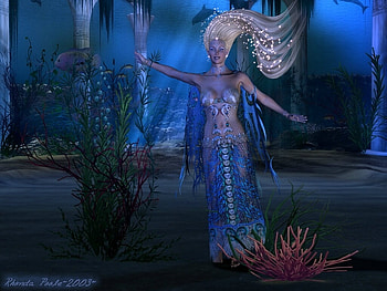Under water Kingdom, mermaid, fantasy, other, fish, under water, kingdom HD wallpaper