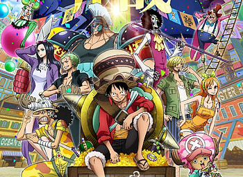 One Piece, Action-packed anime, High-seas adventure, Thrilling storyline HD wallpaper