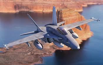 McDonnell Douglas FA-18 Hornet, American Fighter Bomber, FA-18, US Air Force, military aircraft, combat aircraft, USA HD wallpaper