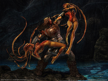 Beowulf: The Game, fight, adventure, action, video game, the game, game, , beowulf, warrior HD wallpaper