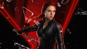 Black Widow Scarlett , black-widow, superheroes, artist, artwork, digital-art HD wallpaper