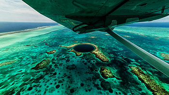 Belize's Blue Hole, GetTransfers, Unearth hidden gems, Natural wonder HD wallpaper