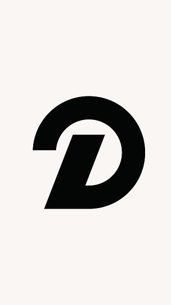 D Name, Simple Black HD phone wallpaper