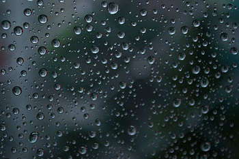 Drops, Transparent, Macro, Wet, Glass HD wallpaper