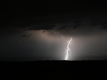 Landscape, Sky, Lightning HD wallpaper