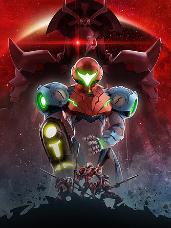 Metroid Dread, Artwork version 4, Cat with monocle HD phone wallpaper
