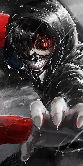 Kaneki's Ghoul Gaze – Dark Tokyo Anime , Ken Kaneki, Anime, Tokyo Ghoul HD phone wallpaper