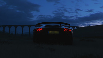 SVJ Forza Horizon 4, Lamborghini Aventador HD wallpaper