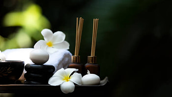 Spa, Candle, Flowers, Stones, Towel HD wallpaper