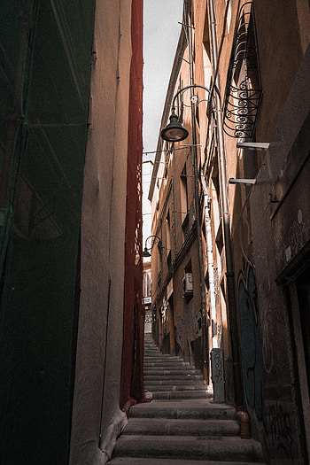 Cities, Building, Stairs, Ladder, Steps, Street HD phone wallpaper
