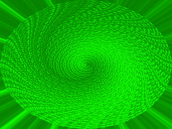 Green Straw, vortices, abstract HD wallpaper