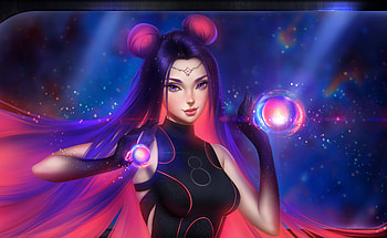 Magic, fantasy, woman magican, art HD wallpaper