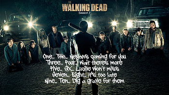 The Walking Dead, Negan (The Walking Dead), Tv Show, Evil Monkey Bum, Poem HD wallpaper