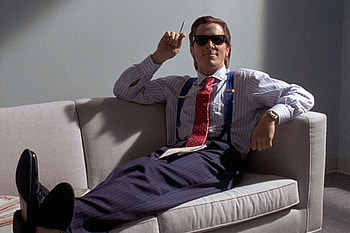 Patrick Bateman's Rolex Datejust heralded the new 'executive style'. British GQ HD wallpaper
