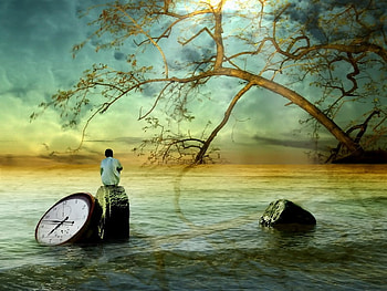 Time To End, time, cg, abstract, 3d HD wallpaper