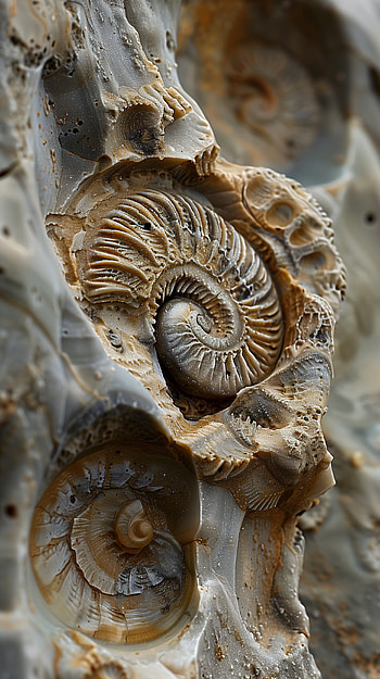 Fossil Ammonite for s HD phone wallpaper