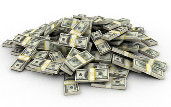 Pile of American 100 Dollar Bills HD wallpaper