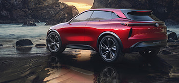 Buick Enspire electric, red, 2018 HD wallpaper