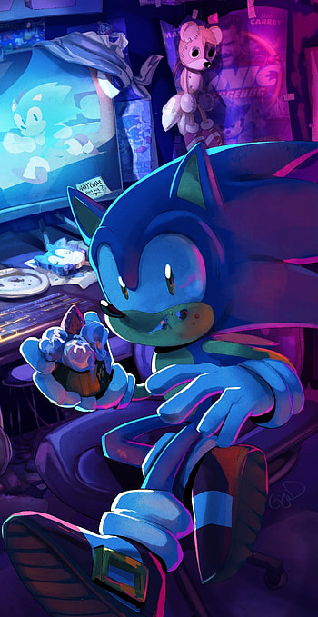 Sonic, sonic the hedgehog, Azul HD phone wallpaper